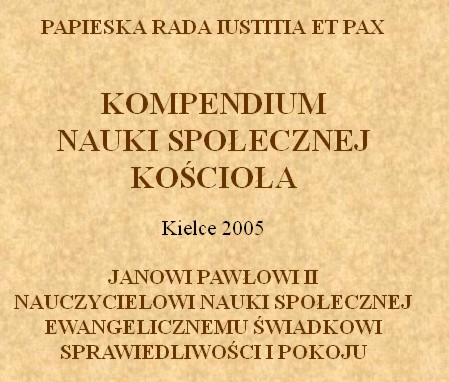 Kompendium Nauki Społecznej Kościoła Katolickiego